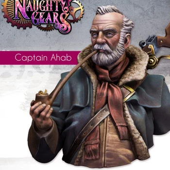 

1/12 Resin Character Bust Model Ahab Captain X163