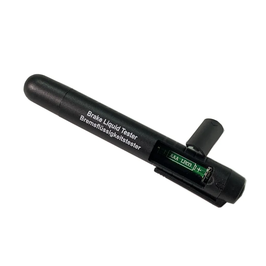 50 шт. 5 светодиодный мини электронный тестер тормозной жидкости ручка для авто автомобиля инструменты диагностические инструменты DHL