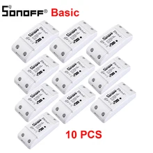 2/3/4/5/6/10/20pcs Sonoff Basic 10A/2200W Wireless Remote Switch Timer WiFi Switch Smart Automation Module for Alexa Google Home