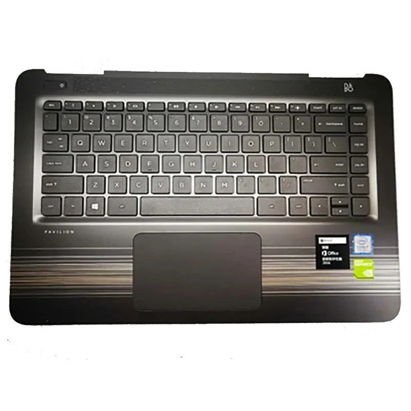 Новая клавиатура для ноутбука США HP Pavilion 14 AL серии Palmrest верхняя крышка 856190 001
