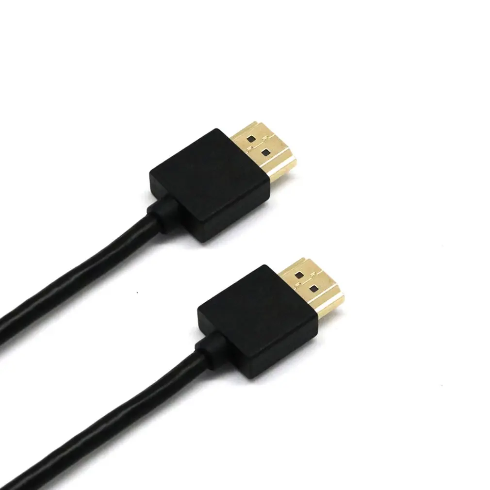 Черный ультра тонкий кабель HDMI для Bluray DVD PS3 HD tv xbox lcd HD tv PC 1080P