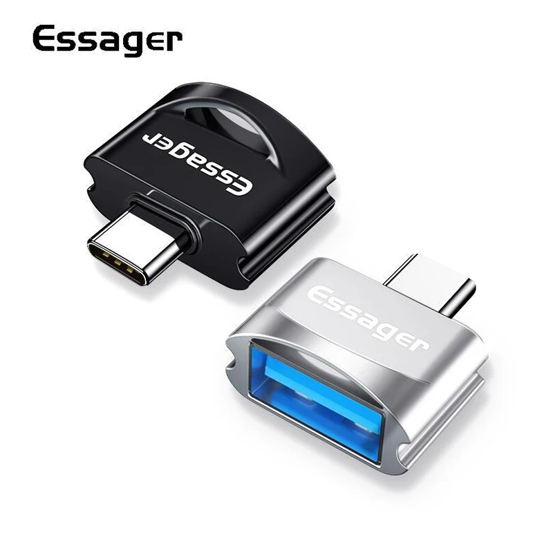 Адаптер Essager USB Type C OTG конвертер USBC Type-c для Xiaomi mi 9T Samsung S10 S9 Huawei Mate 20 P30 P20 Pro коннектор