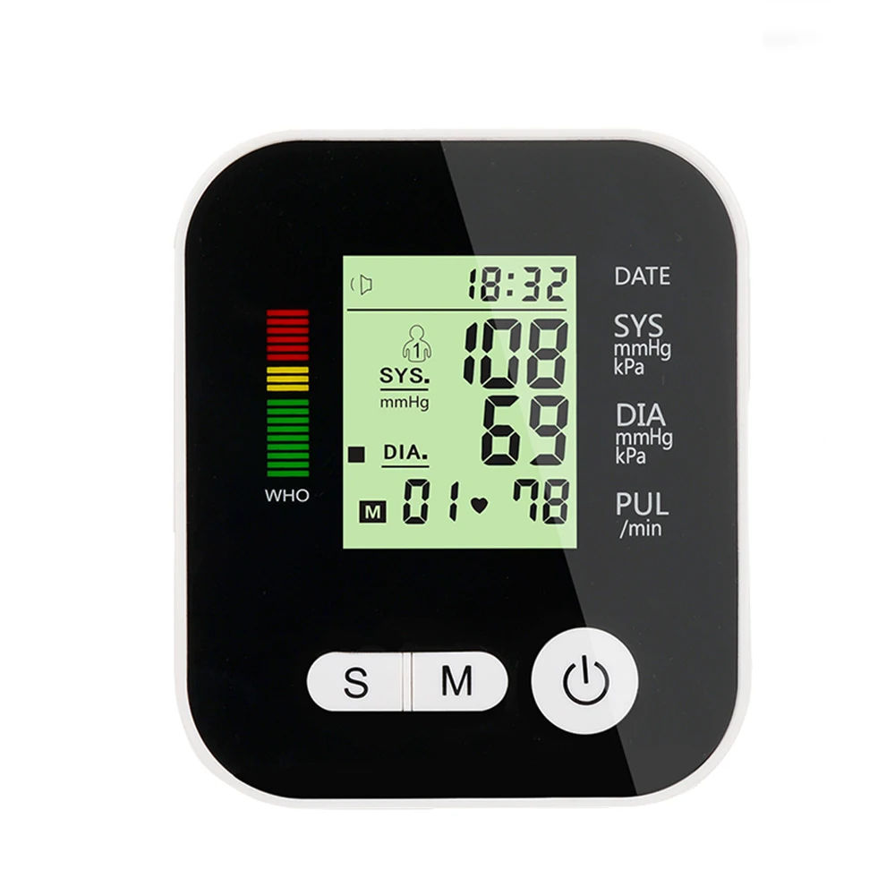 Billig Digitale Blutdruck Monitor Tonometer Medizinische Ausrüstung LCD Gerät für Mess Druck Upper Arm Herz Rate Monitor