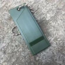 Трехдиапазонный открытый свисток для выживания во рту спасательный свисток для первой помощи высокочастотный свисток для помощи в рту