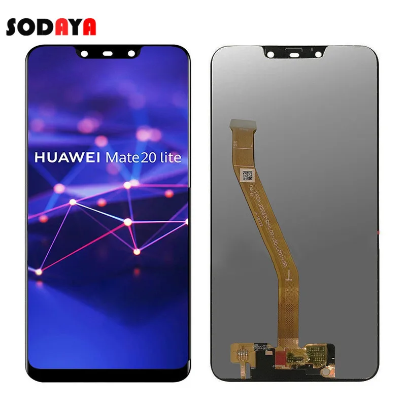 Жк дисплей с сенсорным экраном и дигитайзером в сборе для Huawei mate 20 Lite черный