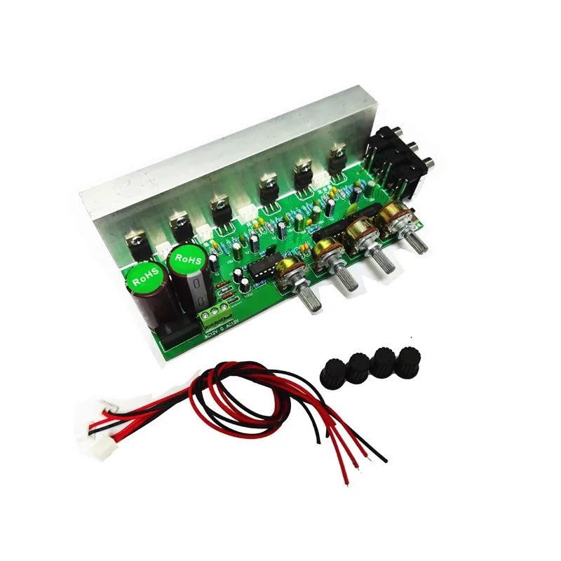 TZT 5 1 канальный усилитель 18WX6 мощности плата комплект аудио HiFi IC сабвуфер