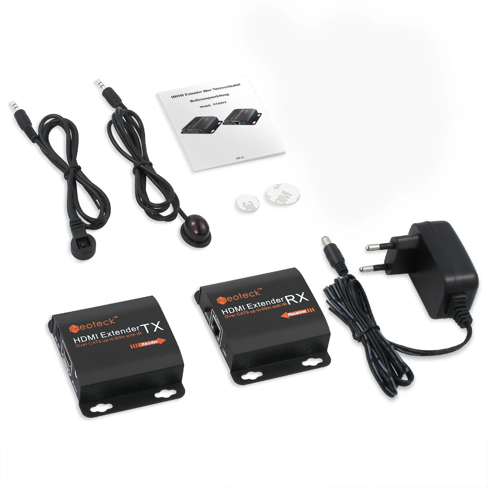 Neoteck 1080P 50 м HDMI удлинитель ретранслятор через Cat 6 7 Ethernet кабели с ИК функцией Rj45