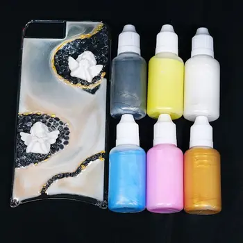 

6 Colors Magic Resin Art Ink Diffusion Pigment Resin Outline Drawing Paste Resin Colorant Jewelry Making Tools 30g