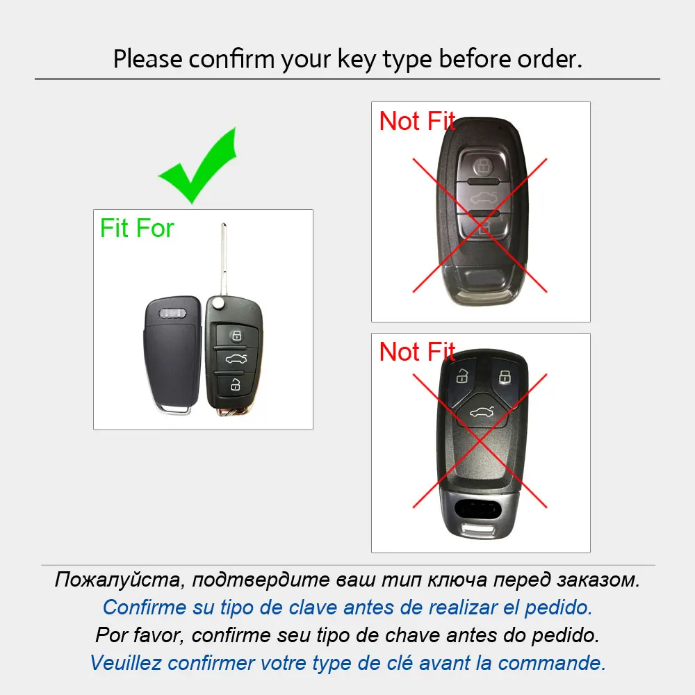 Silicone Car Key Cases 3 Buttons Folding Remote Control Protector Cover Skin For Audi A1 A3 A6 Q2 Q3 Q7 TT TTS R8 S3 S6 RS3 RS6 2