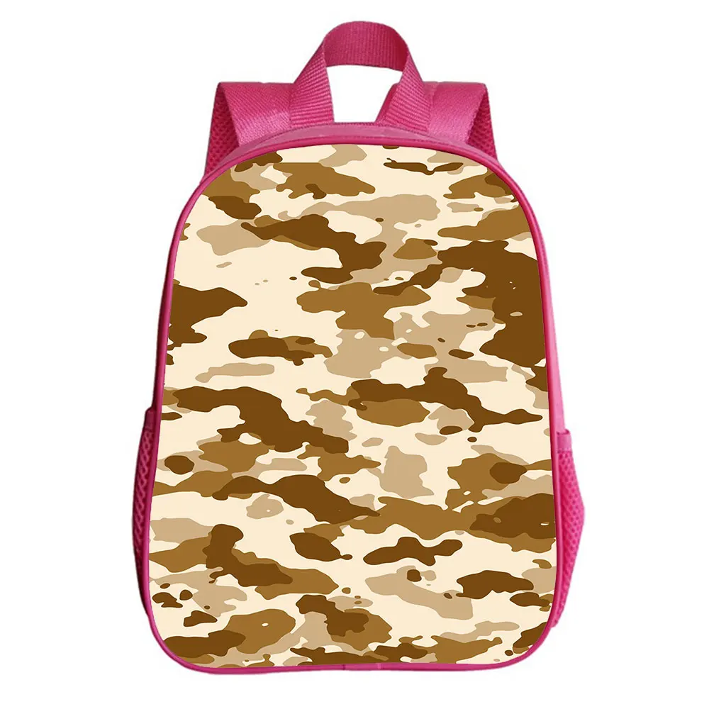 Kids Camouflage Backpack Boys Girls Cartoon Rucksack Unisex Travel Laptop Knapsack Students Bag Kindergarten school bag