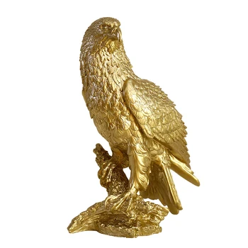 

Handmade Resin Animal Sculpture Home Decoration Statue Eagle Ornaments Living Room Decoration Accessories TV Cabinet Decor