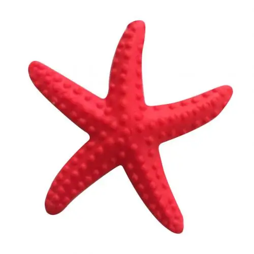 Eco-friendly Пластик пляжные прибрежных моделирование Starfish DIY ремесло орнамент декора - Цвет: Rose Red