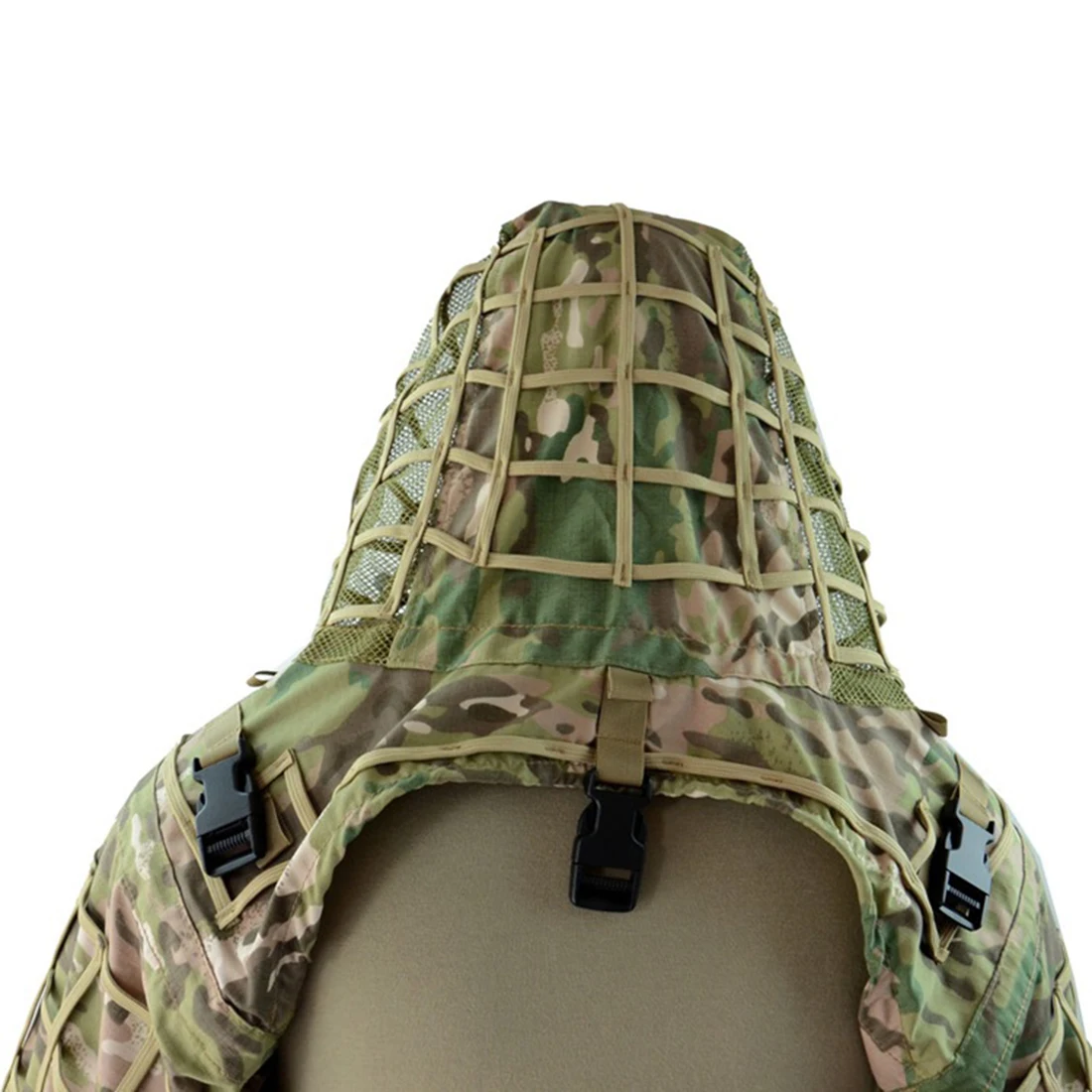 Ghillie костюм основа Тактический Ghillie капюшон тактический камуфляж пальто-свободный размер ACU