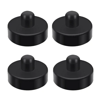 

4pcs Protective Repairing Chassis Jack Pad Auto Round Car Adapter Practical Durable Lift Point Rubber Vehicle For Tesla