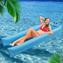 Надувной матрас для бассейна диван для отдыха без утечки Рипстоп ткань плот для развлечения и отдыха для бассейнов морской воздух матрасы водяная кровать