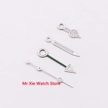 

A set stainless steel edge luminous watch hands with GMT Pointer Fit For Mingzhu Automatic Movement Men's Watch