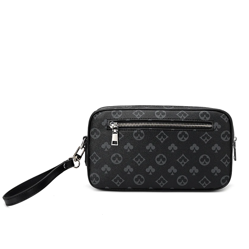 Mens Long Purse Leather Men Wallets Men Clutch Wallets Business Large Capacity Zipper Money bag Male Coin Purse Cellphone bag