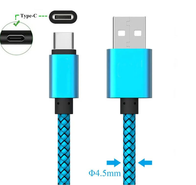 2M USB Type C кабель для быстрой зарядки micro usb Samsung Galaxy A8 A6 Plus A5 A7 J2 Pro 2018 J3 J5 J7 2017 S6 S8 S9