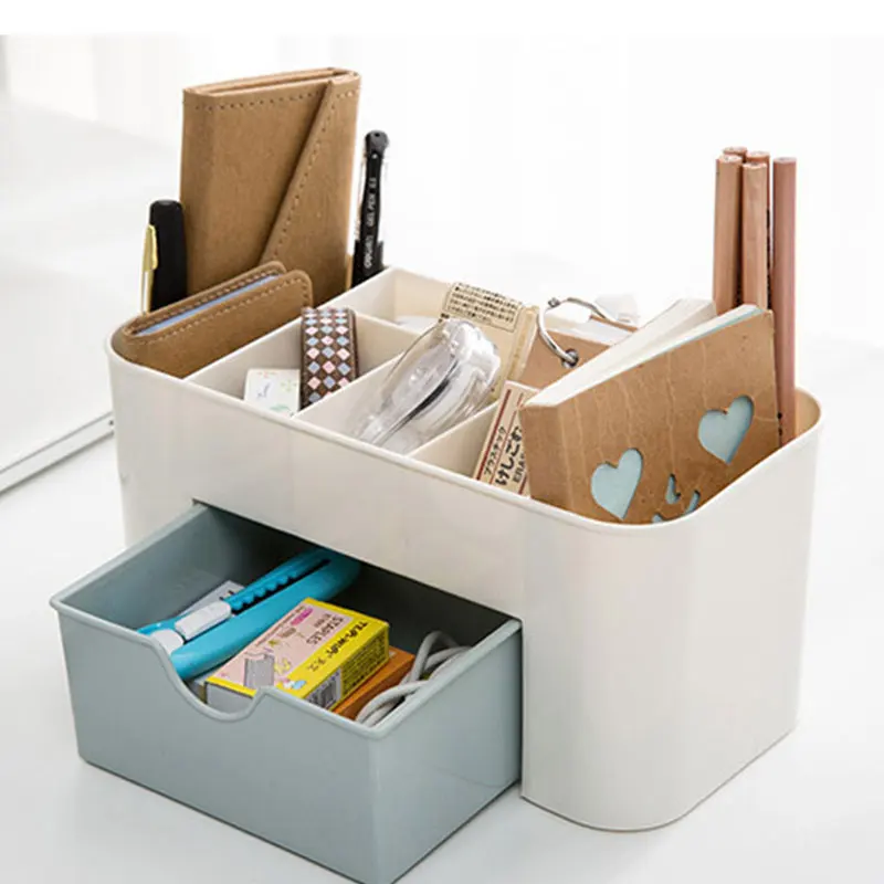  Plastic Makeup Organizer Box Cosmetics Storage Container Lipstick Holder Jewelry Organizer Beauty C