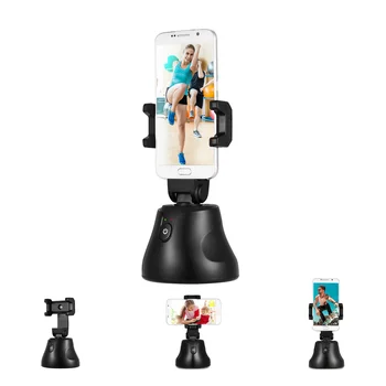 

Smart Selfie Holder Selfie Stick 360° Rotation Object Tracking Face Phone Control with Phone Mount 1/4 Thread for Phone Vlog