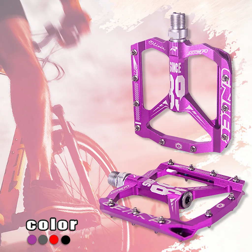 1 шт. MYZRH MTB BMX велосипедные педали сверхлегкие из алюминиевого сплава DU подшипник