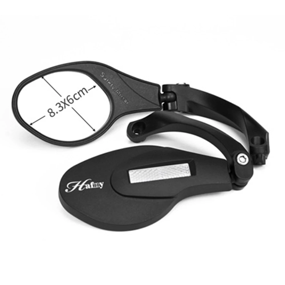 360 Degree Bicycle Mirror Handlebar Mount MTB Road Bike Rearview Safety Cycling Flexible Back Mirrors Folded Blind BC0431 (4)