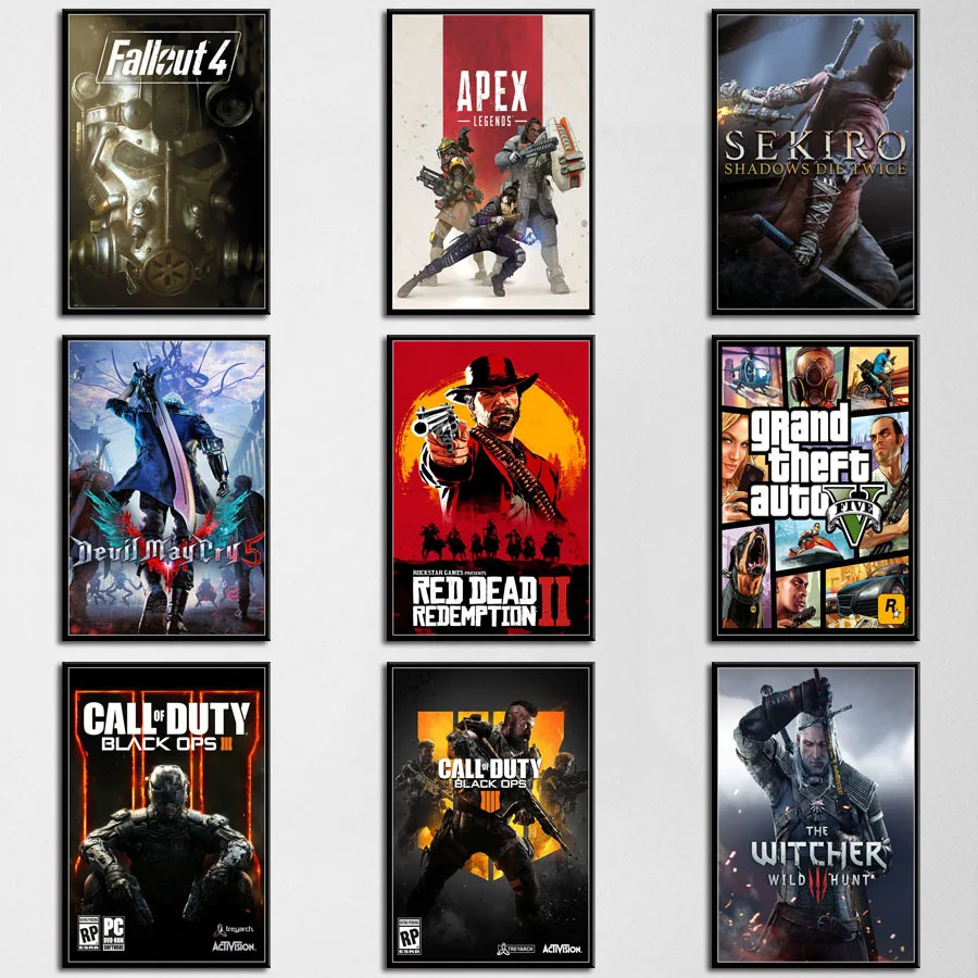 Картины на холсте в виде классических игр абстрактная игра принты и плакаты