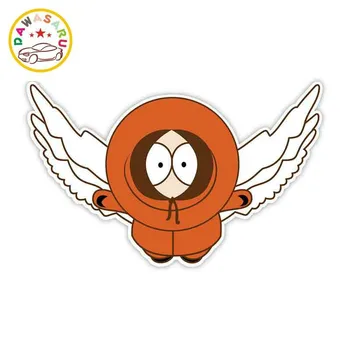 

DAWASARU Personalized Fashion Kenny Wing Car Decoration Accessories Stickers Creative Waterproof Cover Scratches, 13cm*8cm