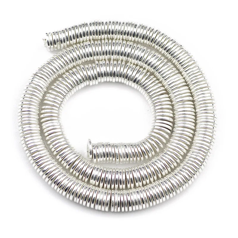 Gold Hematite Flat Round Spacer Beads