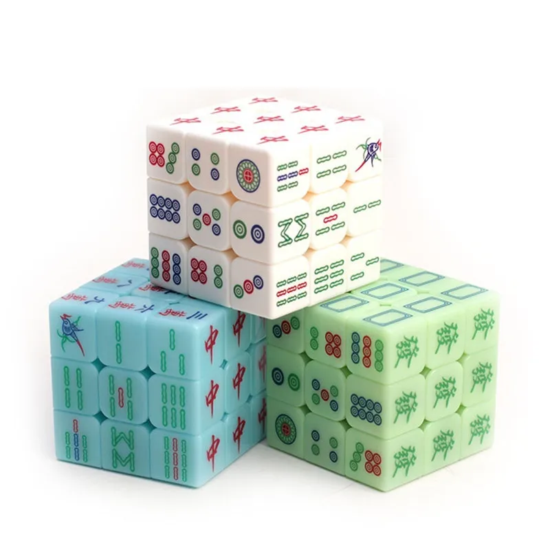 Zcube маджонг куб Уровень 3 Белый 3X3X3 волшебный куб детские развивающие игрушки