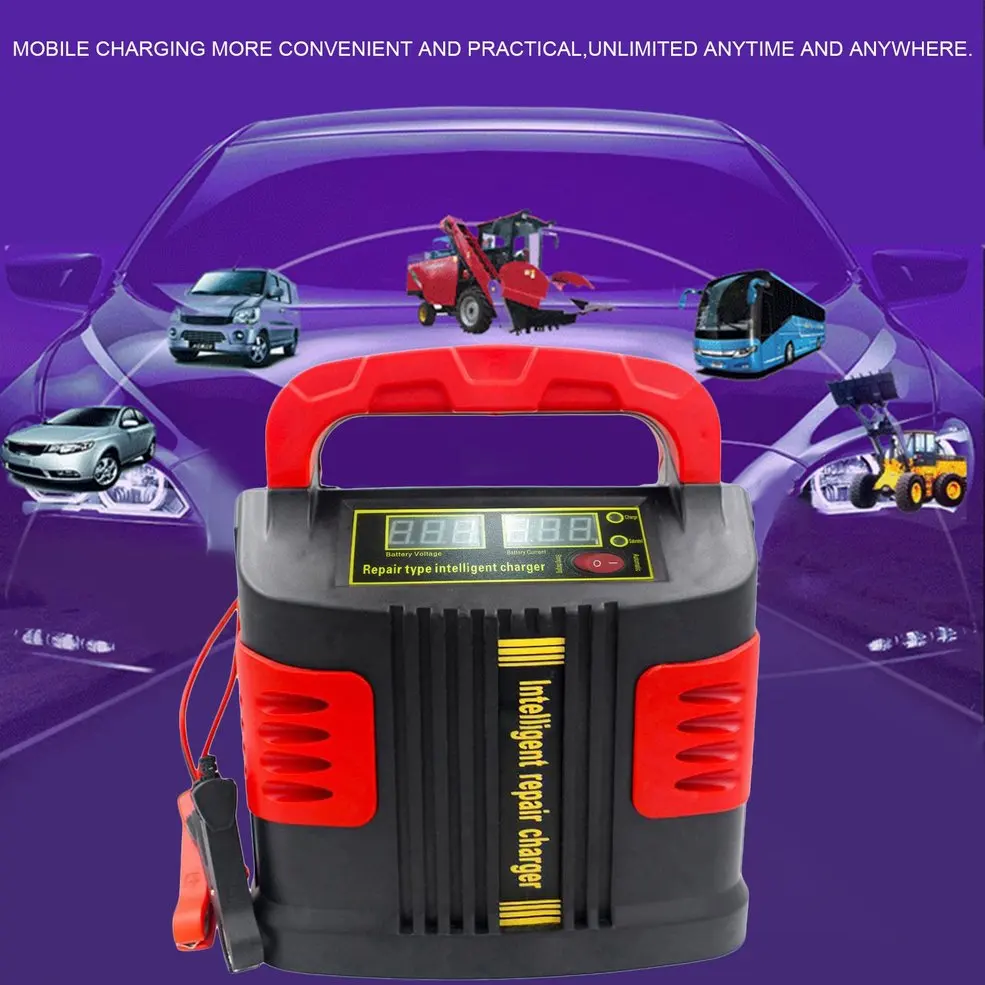 Ta nabilir Ak ll arj Otomatik Motor Ara arj Cihaz 350W 14A 