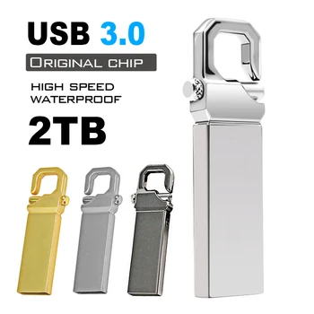 

1 PC 32GB-2TB USB 3.0 Flash Drive Professional U Disk Key Pen Drive Waterproof Metal External Storage Memory Stick High Speed