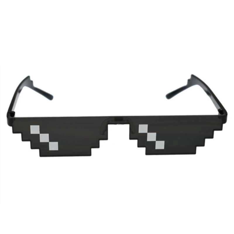 8 Bit Thug Life солнцезащитные очки для мужчин и женщин, Брендовые очки для вечеринки, мозаика, UV400, винтажные очки, унисекс, подарок, игрушка, очки - Название цвета: A