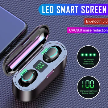 

Newest Earbuds Stereo Sport In Ear Noise Cancelling TWS Bluetooth 5.0 Headset Wireless Deep Bass Stereo Gaming Earphones