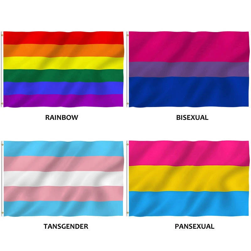 Lgbt Flag Pansexual 90x150cm Polyester Bisexual Transgender Pansexual Lesbian Gay Pride Flags And Banners For Home Party Parade Flags Banners Accessories Aliexpress