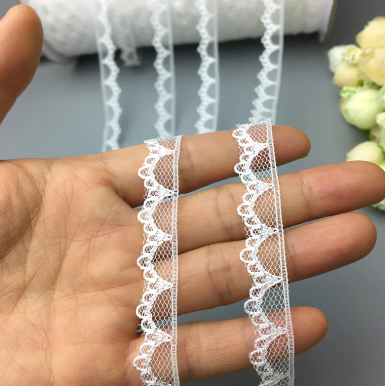 10 Yards/lot Width 1cm Smooth Lace Ribbon Handicraft Embroidery Lace Trim Fabric DIY Sewing Garment Accessories lace fabric lace ribbon lace garment accessories lace sewing supplies lace accessories lace sewing accessories clothing craft accessories