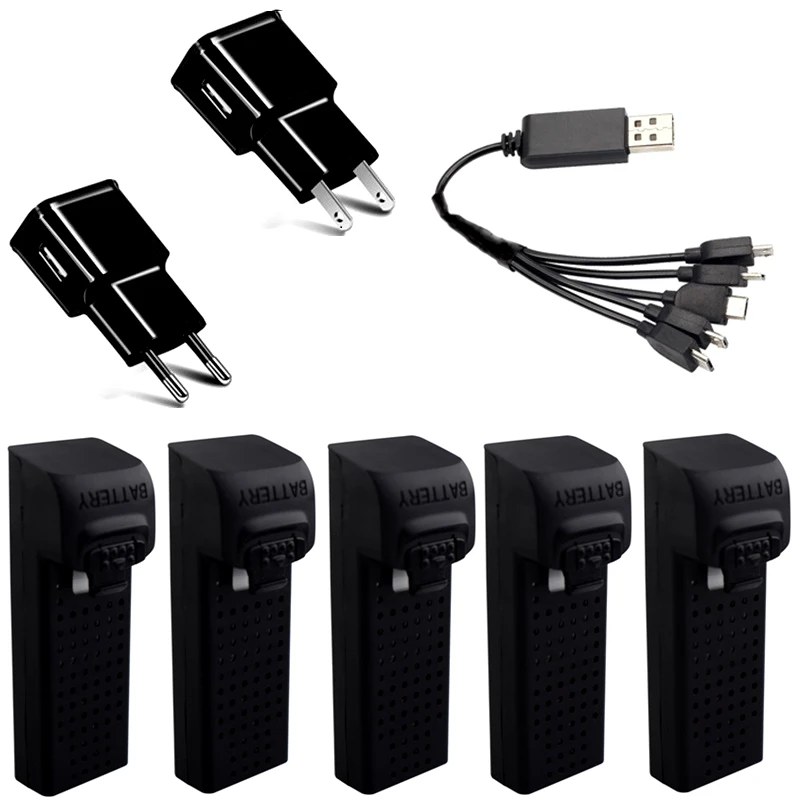 Оригинальный Батарея с Зарядное устройство для UDI U61 U61W A30 A30W Дрон 3 7 V 500mAh