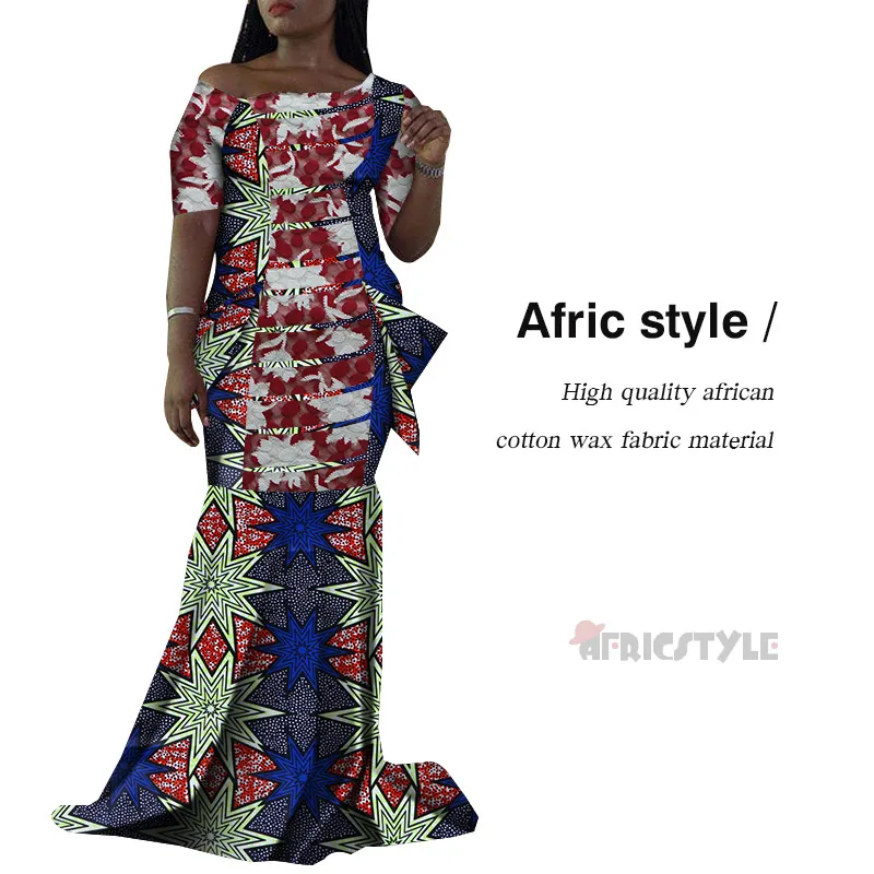 Nuevo baunin Riche estampado AnkaraDresses ropa Africana vestidos largos de retazos de talla grande Dashiki vestidos africanos pa