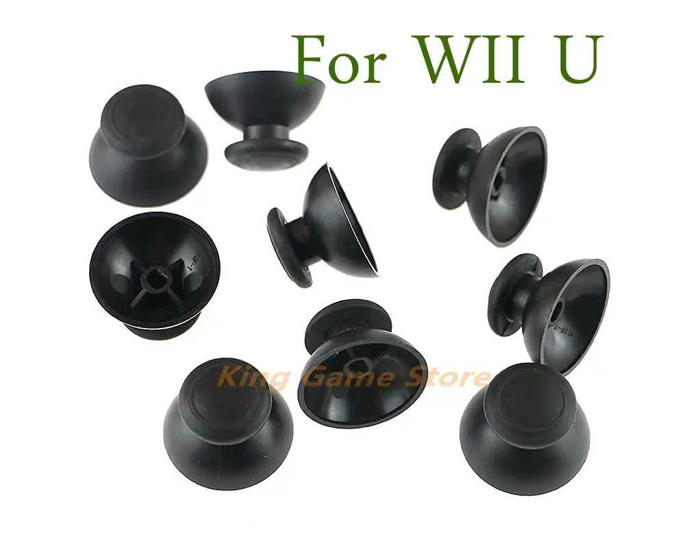 2 Pz/Lotto Rocker Cap Per Wii U Wiiu Bianco Nero Big Hole 3D Analogico Copertura Di Plastica Levetta Joystick Grip Caps Controller
