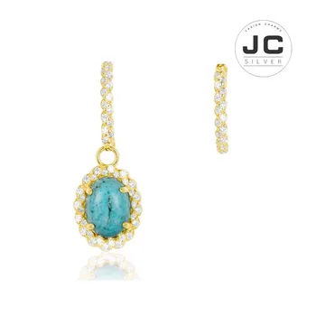 

New Fashion Charms Original Copy Jewelry,Asymmetric Lagoon Soleil Hoop Earrings With Stones For Women With Mono Logo