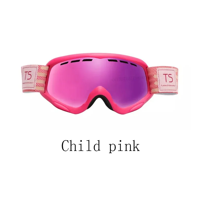 Xiaomi Mijia сноуборд лыжные очки зимние спортивные очки для сноуборда Лыжная маска оборудование снежные очки лыжные принадлежности - Цвет: Child pink