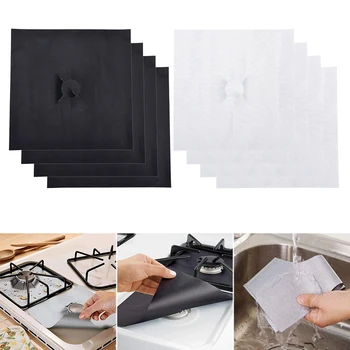 

Reusable Gas Range Protectors Cover Mat Kitchen Non-stick Oil Proof Supplies Protective Coating for Gas Cooker Stove Cover