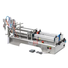 110V 220V пневматическая жидкость машина для наполнения нержавеющей стали с двойной головкой количественная машина для наполнения жидкостей