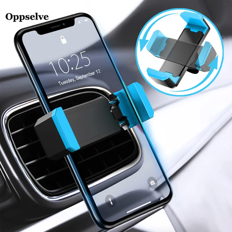 Автомобильный держатель для телефона iPhone 11 X XS 8 7 6 Samsung S10 S9 360 градусов|Подставки и