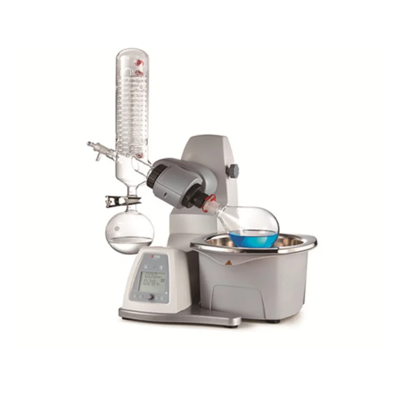 

High quality RE100-Pro China LCD lab 2L rotary evaporator laboratory with vertical glassware