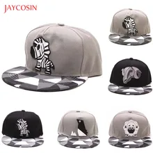 Joycosin, женская и Мужская бейсболка с вышивкой, s, Повседневная джинсовая кепка, унисекс, бейсболка, Резиновая, стерео, с животным, с плоским козырьком, регулируемая шапка