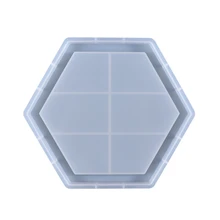 N58F Hexagonal Puzzle Mold Suitable for Children and Adults-geometric Shape Pattern Building Blocks Brain Teasers Toy Mold