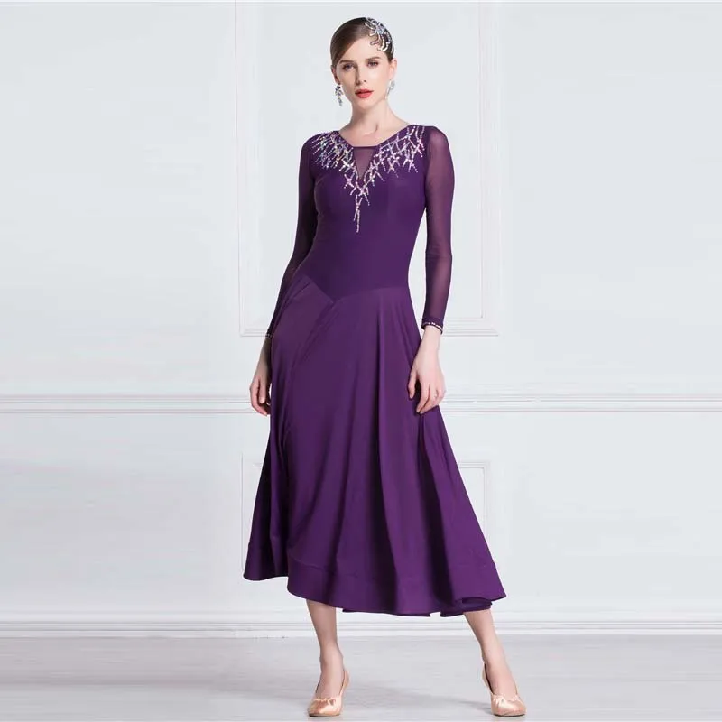 M-18228 Women ballroom dance training dress women sexy salsa arabic dance dress standard for ballroom dancing for children