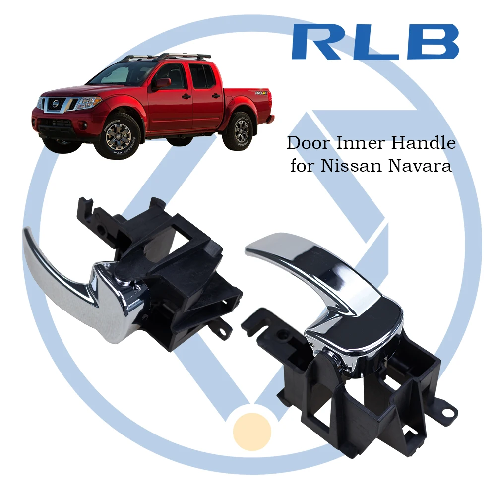 Chrome Door Inner Handle Front Inside Left Handle Rear Handle for Nissan Navara D40 2005 2015