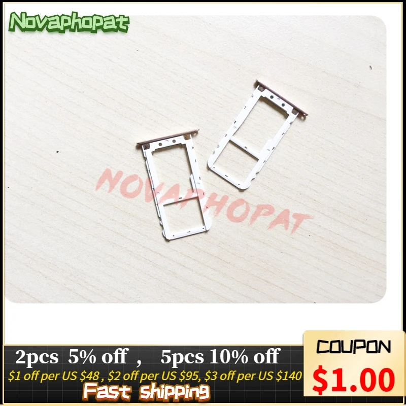 Novaphopat для zte Axon 7 mini Axon7 B2017 B2017G держатель лотка sim карты слот Micro SD Замена адаптера +